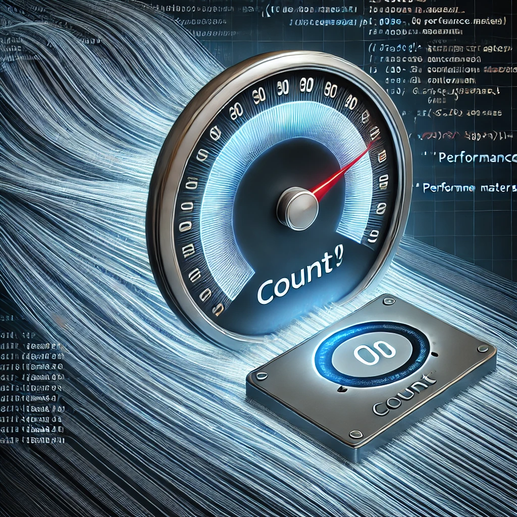 Benchmarking Count() vs Count(x => true) performance in C#